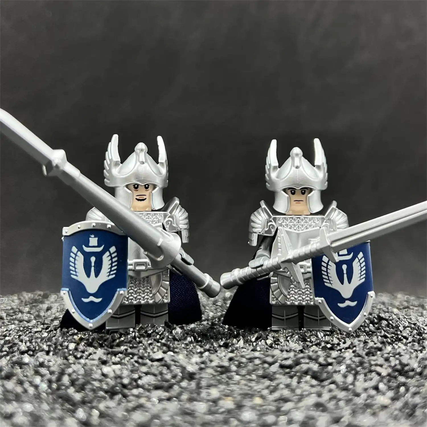 Minifigure 2 Swan Warriors LEGO Alternative
