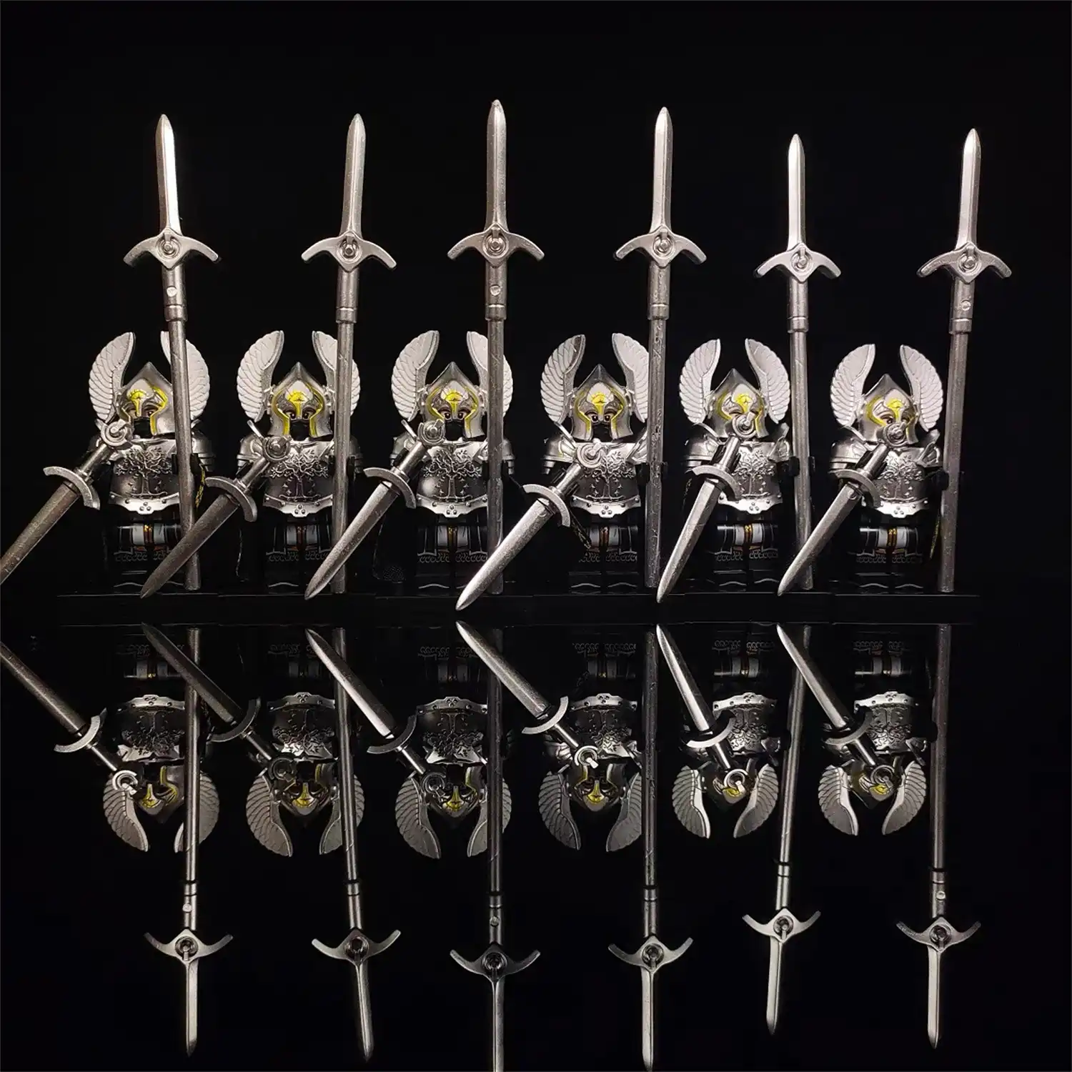 Minifigure 6 Sacred Armor Knights LEGO Alternative