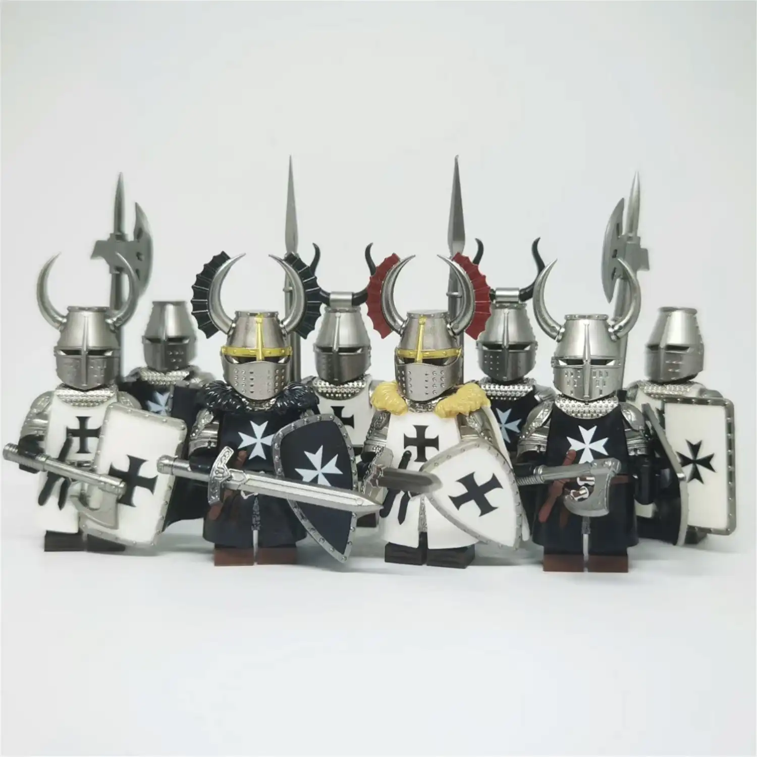 Minifigure 8 Crusader Teutonic knights Hospitaller LEGO Alternative Minifigure 8 Crusader Teutonic knights Hospitaller LEGO Alternative