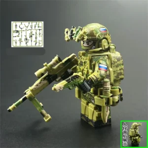 Minifigure - Alpha Group Spetsgruppa A and various weapon custom pieces (LEGO Alternative) Minifigure - Alpha Group Spetsgruppa A and various weapon custom pieces (LEGO Alternative)