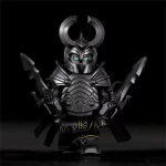 Asgardian warrior or guard black - Custom Printed Brick Block Figure