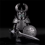 Asgardian warrior or guard black - Custom Printed Brick Block Figure
