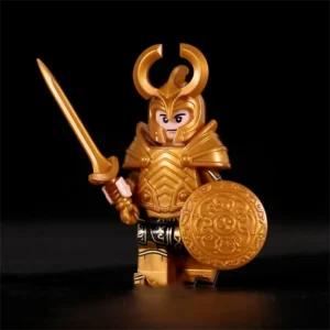 Minifigure Asgardian warrior or guard gold LEGO Alternative 3 Minifigure Asgardian warrior or guard gold LEGO Alternative
