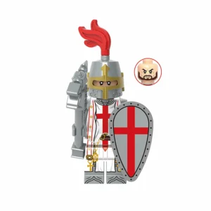 Minifigure - Battle Priest Clerics Crusader Knight (LEGO Alternative) Minifigure - Battle Priest Clerics Crusader Knight (LEGO Alternative)