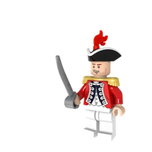 Minifigure - British Redcoat officer Imperial Soldier 18th Napoleonic era - LEGO Alternative Minifigure - British Redcoat officer Imperial Soldier 18th Napoleonic era - LEGO Alternative