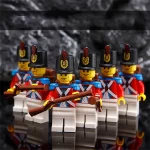 British soldiers Napoleonic era - Custom Printed Brick Block Figure