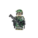 Chinese Border Defense Army Soldier - Custom Printed Brick Block Figure