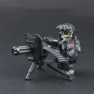 Minifigure - Chinese Jiaolong Special Operations member and Gatling machine minigun (LEGO Alternative) Minifigure - Chinese Jiaolong Special Operations member and Gatling machine minigun (LEGO Alternative)
