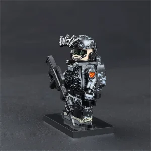 Minifigure - Chinese Jiaolong Special Operations member and assault rifle (LEGO Alternative) Minifigure - Chinese Jiaolong Special Operations member and assault rifle (LEGO Alternative)