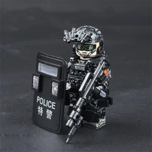 Minifigure - Chinese Jiaolong Special Operations member holding assault rifle (LEGO Alternative) Minifigure - Chinese Jiaolong Special Operations member holding assault rifle (LEGO Alternative)