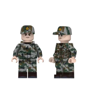 Minifigure - Chinese PLA Border Defense Army Soldier (LEGO Alternative) Minifigure - Chinese PLA Border Defense Army Soldier (LEGO Alternative)