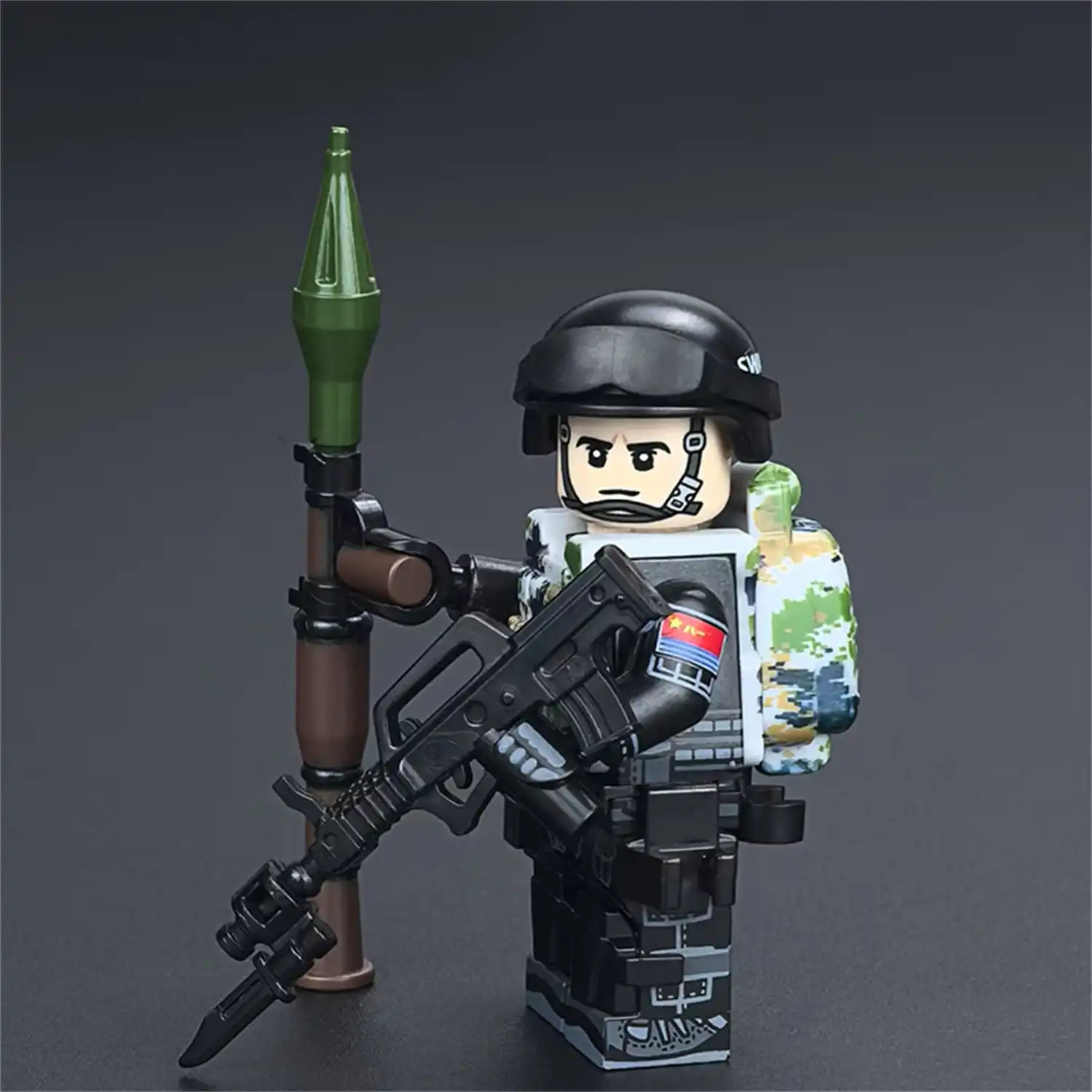 Minifigure - Chinese PLA Navy Marine Corps Jiaolong Commando Unit (LEGO Alternative) 2 Minifigure - Chinese PLA Navy Marine Corps Jiaolong Commando Unit (LEGO Alternative)