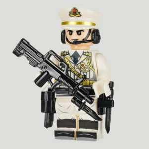 Minifigure - Chinese PLA Navy Peoples Liberation Army Navy officer (LEGO Alternative) Minifigure - Chinese PLA Navy Peoples Liberation Army Navy officer (LEGO Alternative)