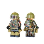 Chinese People Armed Police riot control or specialized tactical unit - Custom Printed Brick Block Figure
