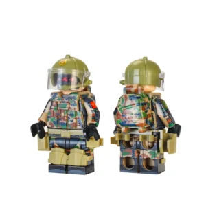 Minifigure - Chinese People Armed Police riot control or specialized tactical unit (LEGO Alternative) Minifigure - Chinese People Armed Police riot control or specialized tactical unit (LEGO Alternative)