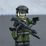 Chinese Peoples Armed Police Falcon Commando Unit - Custom Printed Brick Block Figure