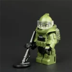 Chinese Peoples Armed Police Force Falcon Commando Unit equipped for bomb disposal tasks - Custom Printed Brick Block Figure