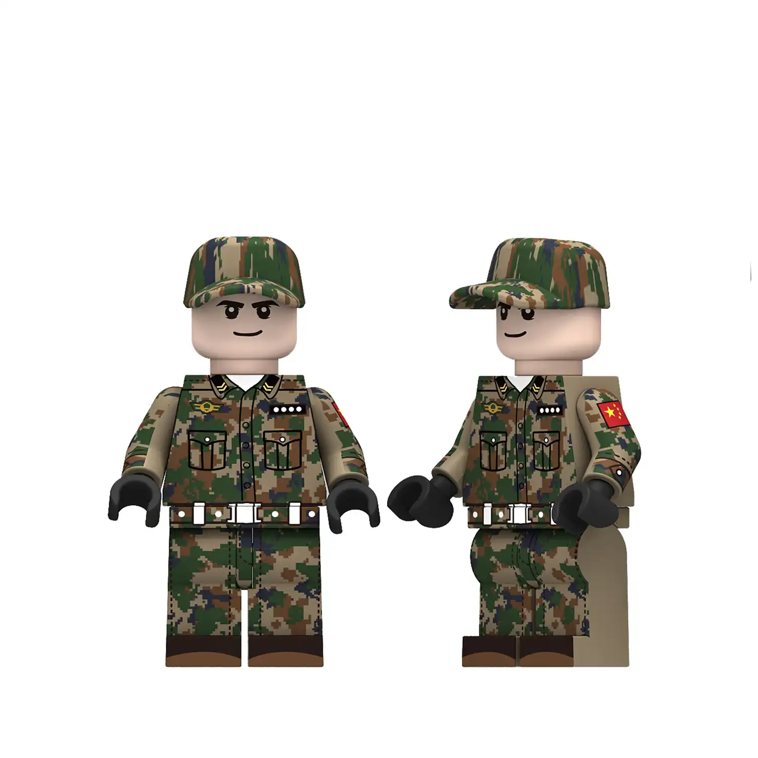 Minifigure - Chinese Peoples Armed Police Force PAP Border Defense soldier (LEGO Alternative) Minifigure - Chinese Peoples Armed Police Force PAP Border Defense soldier (LEGO Alternative)