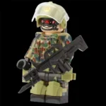 Chinese Peoples Armed Police Force officer - Custom Printed Brick Block Figure