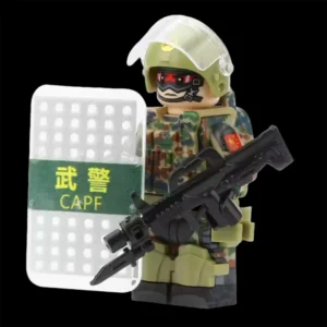 Minifigure - Chinese Peoples Armed Police Force officer (LEGO Alternative) 2 Minifigure - Chinese Peoples Armed Police Force officer (LEGO Alternative)