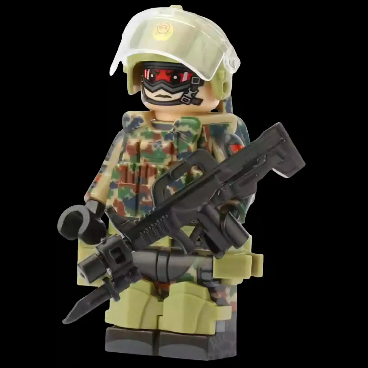 Minifigure - Chinese Peoples Armed Police Force officer (LEGO Alternative) Minifigure - Chinese Peoples Armed Police Force officer (LEGO Alternative)