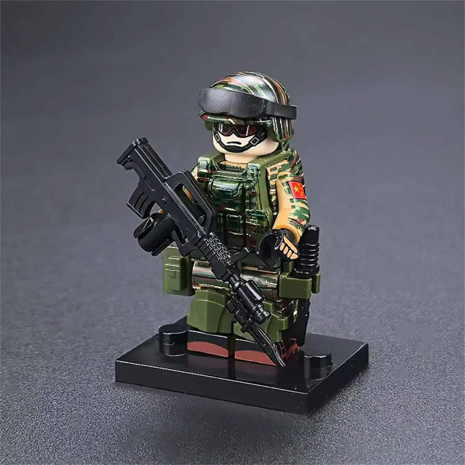 Minifigure - Chinese Peoples Armed Police Snow Leopard Commando Unit (LEGO Alternative)