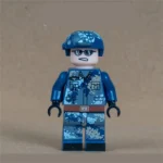 Chinese Peoples Liberation Army Air Force (LAAF in a camouflage combat uniform - Custom Printed Brick Block Figure