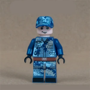 Minifigure - Chinese Peoples Liberation Army Air Force PLAAF in a camouflage field uniform (LEGO Alternative) Minifigure - Chinese Peoples Liberation Army Air Force PLAAF in a camouflage field uniform (LEGO Alternative)