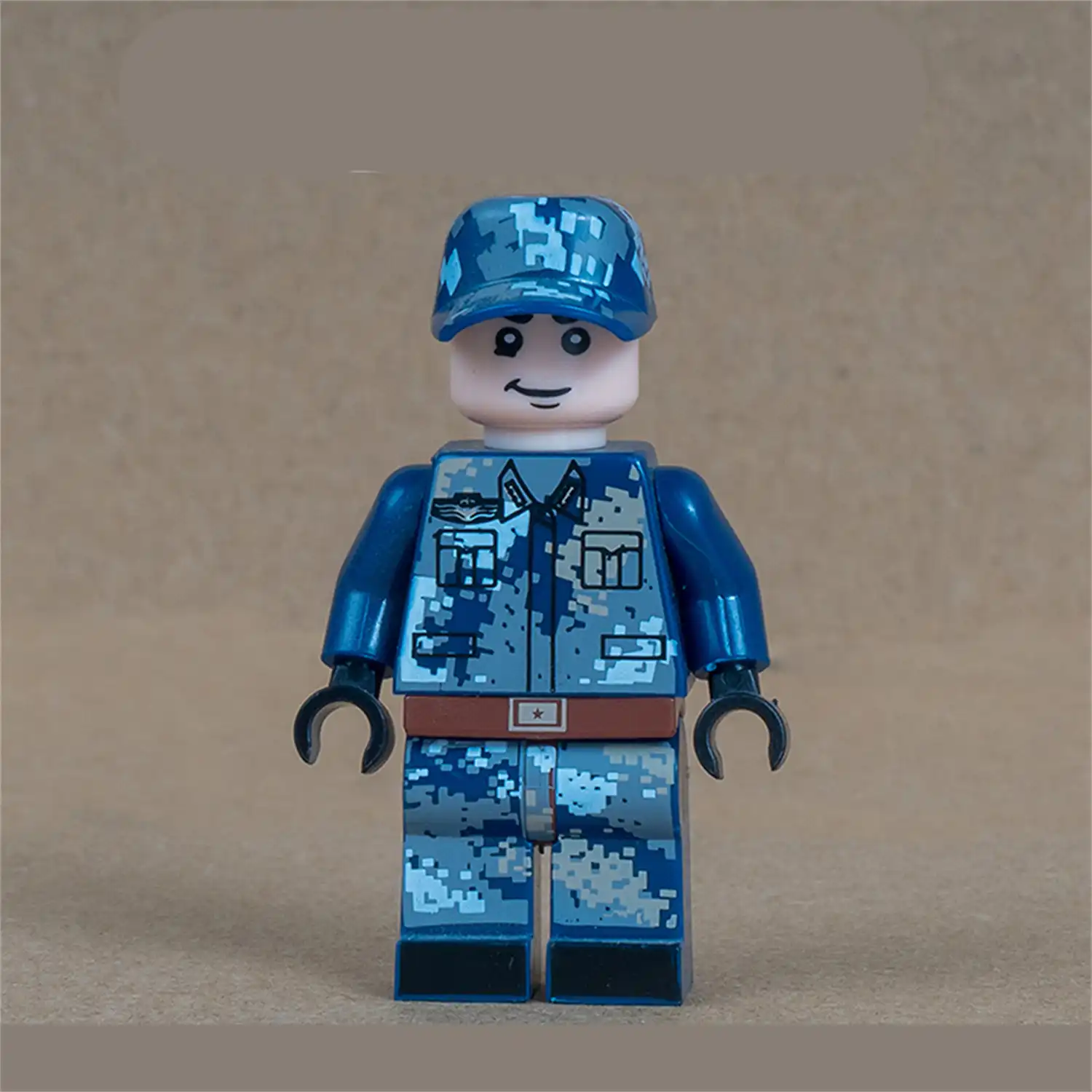 Minifigure - Chinese Peoples Liberation Army Air Force PLAAF in a camouflage field uniform (LEGO Alternative) Minifigure - Chinese Peoples Liberation Army Air Force PLAAF in a camouflage field uniform (LEGO Alternative)