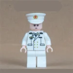 Chinese Peoples Liberation Army PLA Navy officer - Custom Printed Brick Block Figure