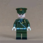 Chinese Peoples Liberation Army PLA generic officer - Custom Printed Brick Block Figure