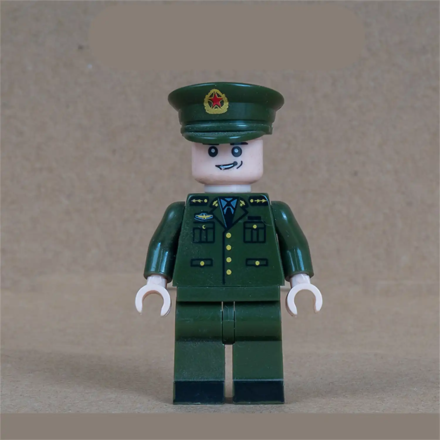 Minifigure - Chinese Peoples Liberation Army PLA generic officer (LEGO Alternative) Minifigure - Chinese Peoples Liberation Army PLA generic officer (LEGO Alternative)