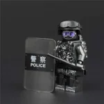 Chinese SWAT Special Weapons and Tactics police officer - Custom Printed Brick Block Figure