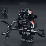 Chinese SWAT unit Special Police Officer equipped for riot control - Custom Printed Brick Block Figure