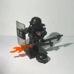 Chinese Special Police Flamethrower Trooper SWAT equivalent Operator - Custom Printed Brick Block Figure