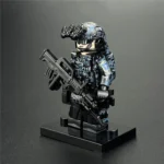 Chinese Special Police officer - Custom Printed Brick Block Figure