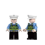 Chinese Traffic Police Officer - Custom Printed Brick Block Figure