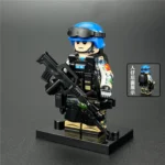 Chinese United Nations UN Peacekeeper - Custom Printed Brick Block Figure