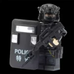 Chinese police unit Special Police Officer - Custom Printed Brick Block Figure