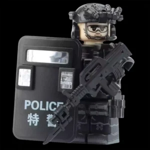 Minifigure - Chinese police unit Special Police Officer (LEGO Alternative) Minifigure - Chinese police unit Special Police Officer (LEGO Alternative)