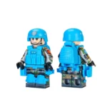 Chinese soldier UN Peacekeeper - Custom Printed Brick Block Figure