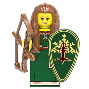 Minifigure Elf Archer Forest Maiden LEGO Alternative Minifigure Elf Archer Forest Maiden LEGO Alternative