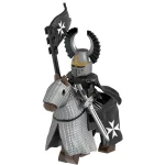 Elite Knight Hospitaller mounted on a barded warhorse - Custom Printed Brick Block Figure