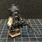 FSB Federal Security Service operative​ modern special forces operator holding AK rifleman - Custom Printed Brick Block Figure