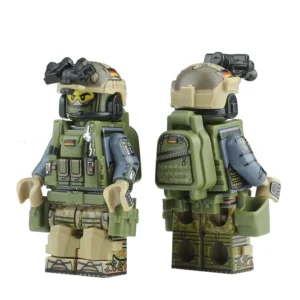 Minifigure - German KSK Special Forces Kommando Spezialkräfte (LEGO Alternative) Minifigure - German KSK Special Forces Kommando Spezialkräfte (LEGO Alternative)