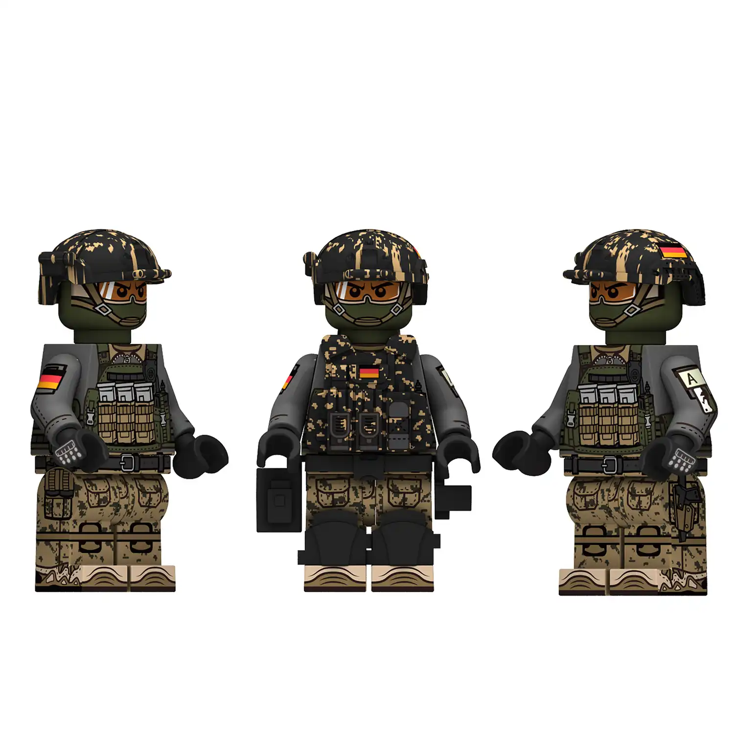 Minifigure - German soldier (LEGO Alternative) Minifigure - German soldier (LEGO Alternative)