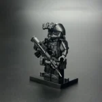 Ghost special operations soldier special forces operative equipped for hazardous environments - Custom Printed Brick Block Figure
