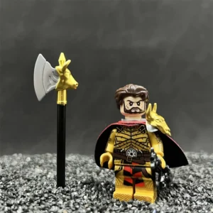 Minifigure Golden Bull Battle Axe Cavalryman LEGO Alternative Minifigure Golden Bull Battle Axe Cavalryman LEGO Alternative