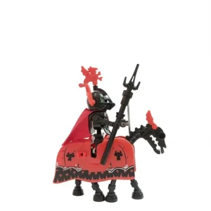 Minifigure Golden Red Dragon Cavalryman and warhorse LEGO Alternative Minifigure Golden Red Dragon Cavalryman and warhorse LEGO Alternative