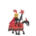 Golden Red Dragon Skeleton Cavalryman and warhorse - Custom Printed Brick Block Figure